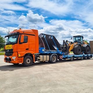 Transport engin de chantier France